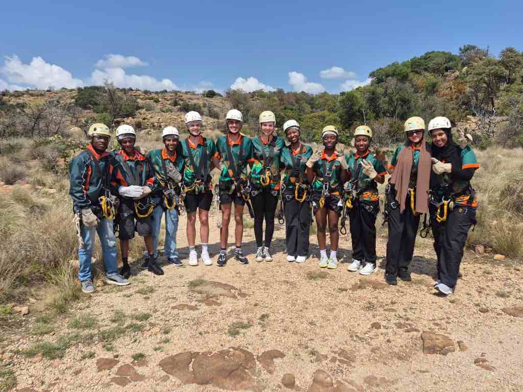 Groepfoto in die Magaliesberg