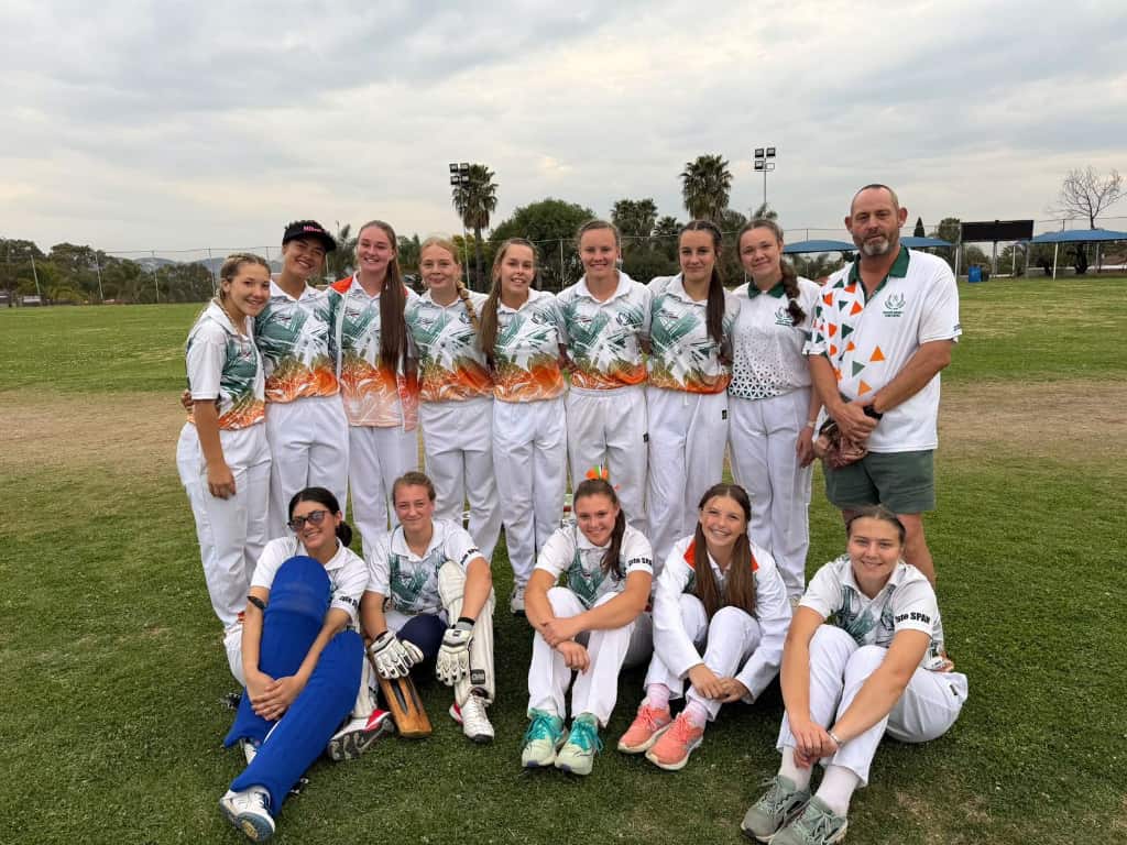 Our 1st Girls Cricket Team after their win against Edenvale